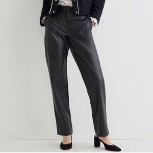 J.Crew Kate straight-leg pant in faux leather